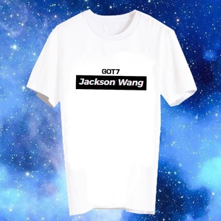 เสื้อยืดสีขาว สั่งทำ เสื้อยืด Fanmade เสื้อแฟนเมด เสื้อยืดคำพูด เสื้อแฟนคลับ FCB34- แจ็คสัน หวัง Jackson Wang