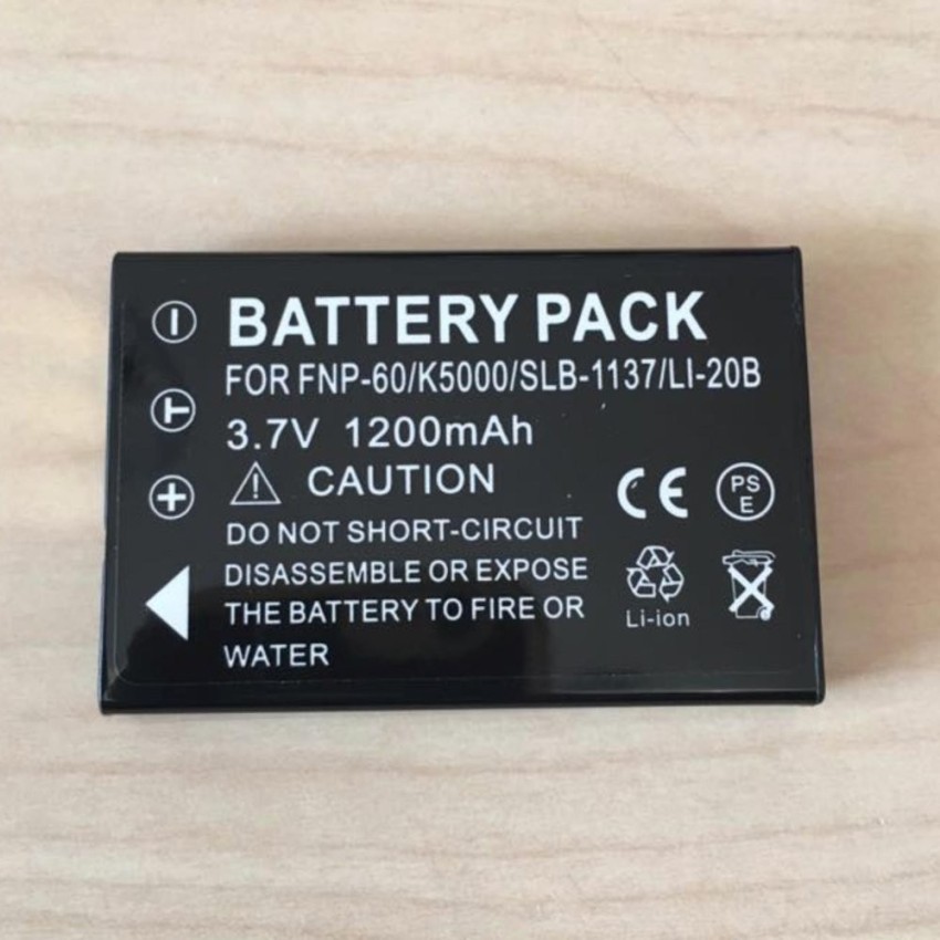 แบตกล้อง รหัสแบต NP-60 FNP60 / Sam SLB-1137 แบตเตอรี่กล้องฟูจิ Battery ...