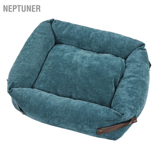 Neptuner เบาะที่นอน ผ้ากํามะหยี่ แบบนิ่ม ให้ความอบอุ่น อเนกประสงค์ พร้อมที่จับ สําหรับสัตว์เลี้ยง สุนัข แมว ขนาดเล็ก