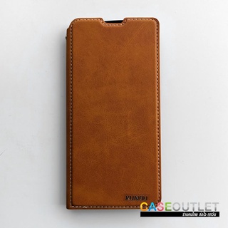 เคส Samsung Galaxy Note10 lite Note10lite 2020 ฝาพับ หนังฟอก วินเทจ สวย