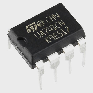 Ua741 lm741 ic741 ใช้ใน เครื่องขยายเสียง