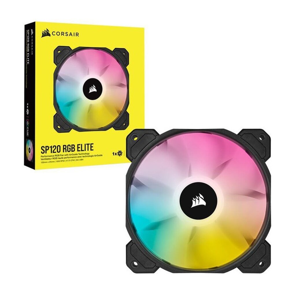 ภาพสินค้าCORSAIR iCUE SP120 RGB ELITE Performance 120mm PWM Single Fan จากร้าน kimitonline บน Shopee ภาพที่ 2