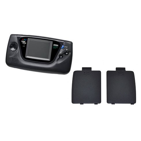 ฝาปิดฝาครอบแบตเตอรี่เครื่องเกมส์-sega-gamegear-gg-สีดำ