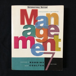 หนังสือ Management (7th Edition) / Stephen Robbins มือสอง