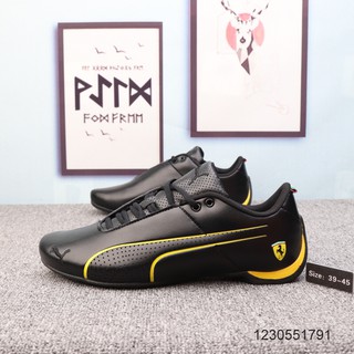 PUMA Ferrari creeper white black fashion wild sports shoes