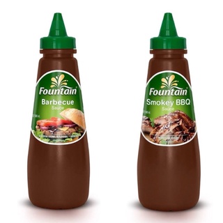 ภาพหน้าปกสินค้าซอสสโม้กกี้ บาร์บีคิว Smoky BBQ/ BBQ sauce  สำหรับจิ้มเนื้อสัตว์และผัก ตรา Fountain นำเข้าจากออสเตรเลีย 500g น้ำจิ้ม ที่เกี่ยวข้อง