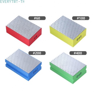 ◀READY▶4* Diamond Polishing Hand Pads Block Pads For Tile Glass/ Grinding /Sanding Disc# Good Quality