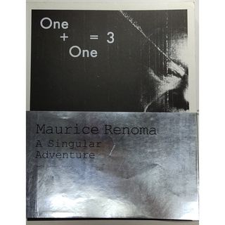 หนังสือ ภาพถ่าย มอริส เรอโนมา ONE + ONE = 3 Maurice Renoma A Singular Adventure