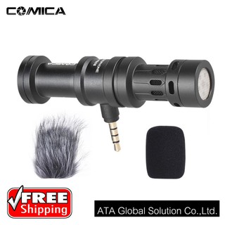 ไมค์ COMICA CVM-VS08 Professional Cardioid Directional Condenser Shotgun Video Microphone Full Metal Super Anti-Interfer