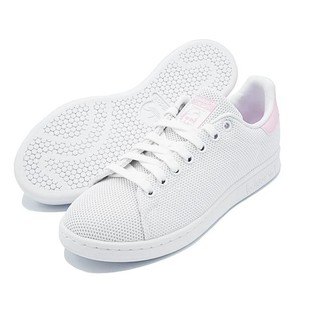Adidas รองเท้าผ้าใบ แฟชั่น หญิง ADIDAS Stan Smith Knit Pastel แท้ สี PASTEL PINK