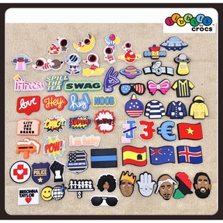 JBX 🍭👠🌈✨Jibbitza ตัวติดรองเท้ามีรู เซต super cool