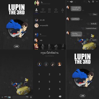 ภาพขนาดย่อของภาพหน้าปกสินค้าสติกเกอร์ไลน์ ธีมไลน์ จอมโจรลูแปง Lupin the 3rd จากร้าน nalattapornsripairin บน Shopee