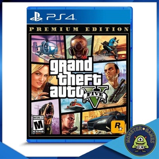 เช็ครีวิวสินค้าGTA V Premium Edition Ps4 Game แผ่นแท้มือ1!!!!! (Grand theft auto V Ps4)(Grand theft auto 5 Ps4)(GTA 5 Ps4)(GTA V Ps4)