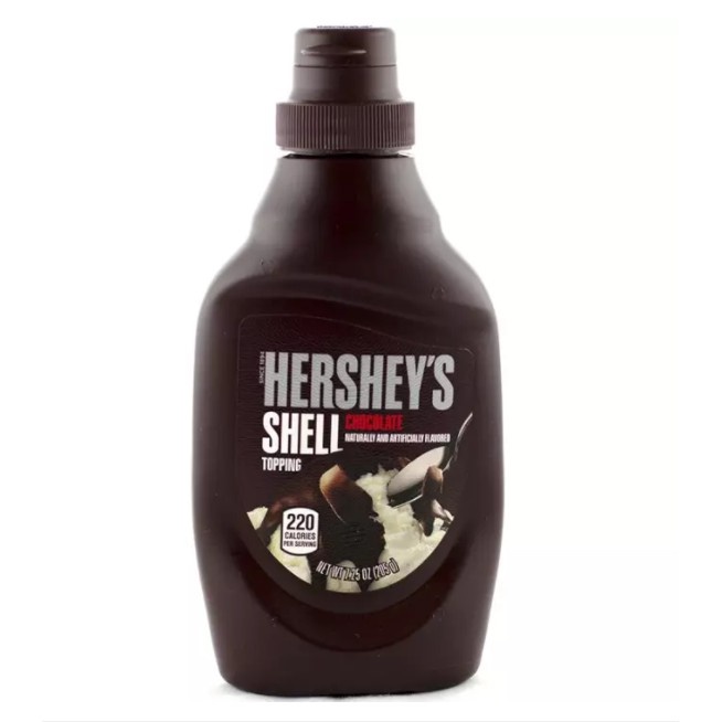 รูปภาพของHershey's Chocolate Shell Topping Ice cream Chocolate Topping 205gลองเช็คราคา