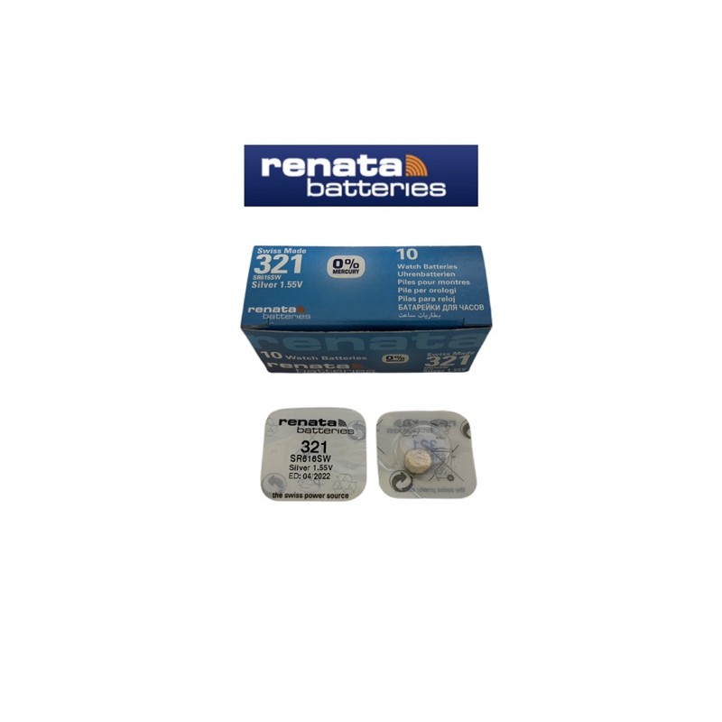 Pila Sr616sw 1.55v Watch Battery 377 10pk Varta V321 SR65 D321 321 ...