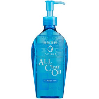 💜ไม่แท้คืนเงิน💜 Senka All Clear Oil 230ml. น้ำมันล้าง เช็ดเครื่องสำอางอย่างหมดจด