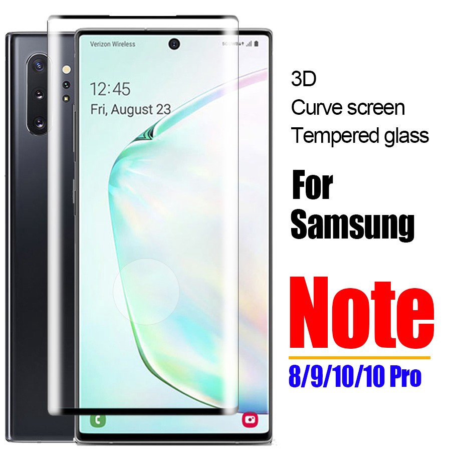 ฟิล์มกระจกกันรอยสําหรับ-samsung-galaxy-note-10-plus-pro-9-8-โค้ง