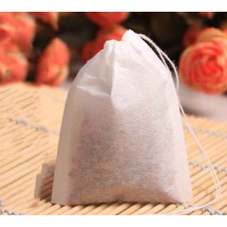 tea bags กรองชา ถุงชา ขนาด 5x7 ซม. 100 ถุง พร้อมส่ง