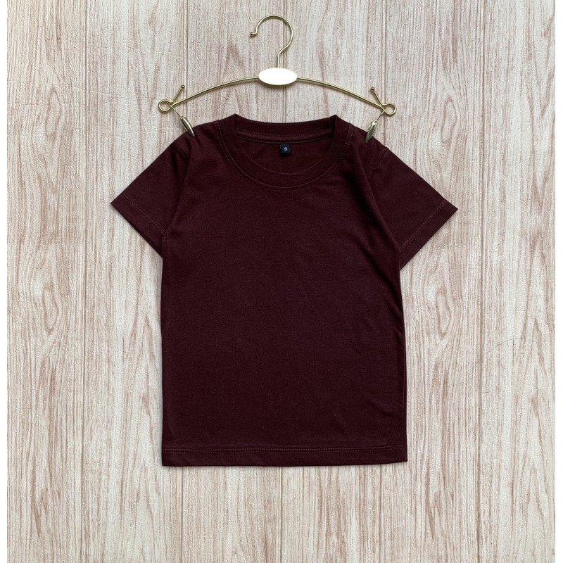 Rเสื้อยืด สีพื้น สำหรับเด็ก (13 สี) | Shopee Thailand