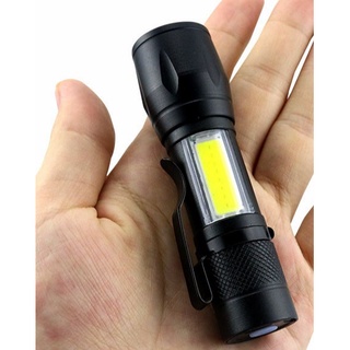 สินค้า 530 Portable Flashlights Miniไฟฉายสว่างมาก CREE LED XPE+COB 2in1 600mah usb charge 3mode ซูมได้
