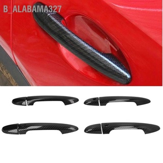 Alabama327 ฝาครอบมือจับประตูรถยนต์ คาร์บอนไฟเบอร์ แบบเปลี่ยน สําหรับ Mazda Cx-4 2013-2015 8 ชิ้น