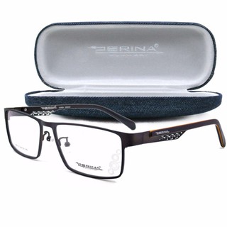 ZERINA แว่นตา รุ่น 9965 C-7 สีน้ำตาล Stainless Steel Combination
