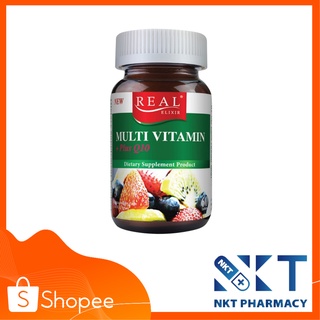 ภาพหน้าปกสินค้าReal Elixir Multivitamin PlusQ10 ที่เกี่ยวข้อง