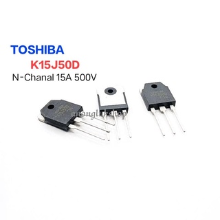 K15J50D TK15J50D ทรานซิสเตอร์ Toshiba Transistor Silicon N-Chanal 15A 500V  1ตัว