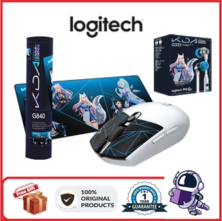 สินค้า  Original Logitech ชุดหูฟังเล่นเกม เกมมิ่งเกียร์ Kda Family Portrait G304 G333 G840 Limited Edition