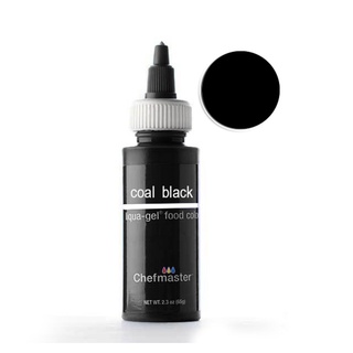 Chefmaster Color Coal Black Liqua-Gel 2.3oz/5006 สีเจลผสมอาหาร สีดำ