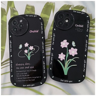 FOR IPHONE 15 6 6S 7 8 14 PLUS X XS XR 11 12 13 MINI MAX PRO orchid oval soft case