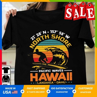 เสื้อยืด พิมพ์ลาย Laniakea Beach North Shore Of Hawaii แฟชั่นฤดูร้อน สําหรับผู้ชาย