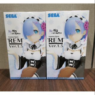 แท้ พร้อส่ง lot japan Re : Zero Starting Life in Another World   REM , ver.1.5 Re:ZERO maid (Japan Ver.) figure