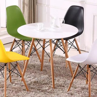 ภาพหน้าปกสินค้าYiFeng ชุดโต๊ะ + เก้าอี้ 2 ชิ้น สไตล์โมเดิร์น ขาไม้บีช YF-1111 สีขาว ที่เกี่ยวข้อง