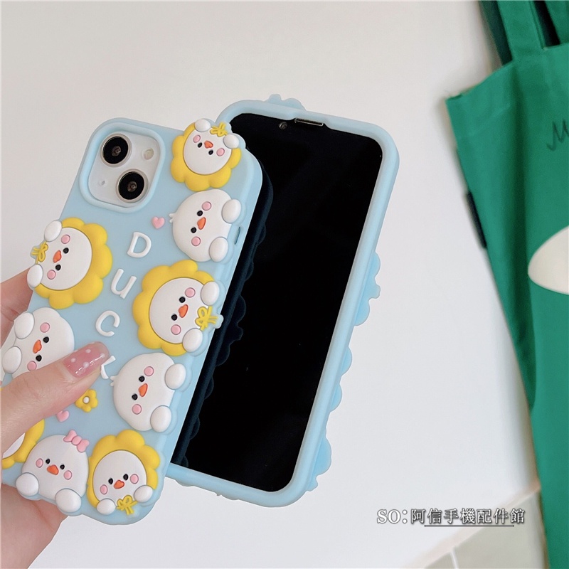 เคสโทรศัพท์มือถือ-ซิลิโคน-กันกระแทก-ลายการ์ตูนไก่น่ารัก-สําหรับ-iphone-12pro-13-i11-xs-max-xr-7-8plus