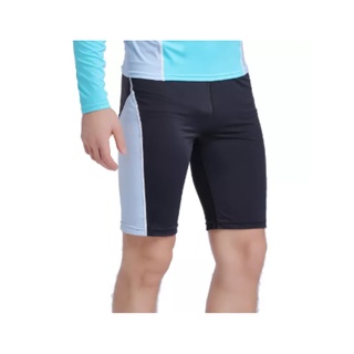 CRESSI MAN SHORT PANT BLACK/LIGHT BLUE STRAP กางเกงขาสั้นดำน้ำ ผู้ชาย