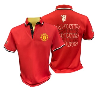 เช็คสินค้าก่อนสั่งซื้อ !!!!!!   เสื้อโปโล แมนยู MUFC-005 (RED) สีแดง