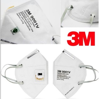 หน้ากาก 3M 9001 มาตรฐาน N90 ป้องกันฝุ่นละออง PM 2.5 (สินค้าพร้อมส่งไม่ต้องรอครับ)