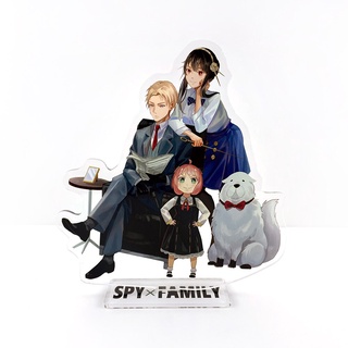 Spy Family Wilight Yor Forger Anya Forger #A Style ขาตั้งอะคริลิคสําหรับวางเค้ก