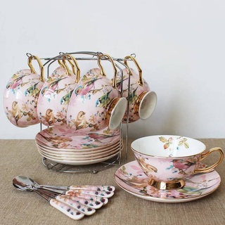 ชุดถ้วยกาแฟ 3ชิ้น แก้วใส่กาแฟ ใส่เครื่องดื่ม --สินค้าพร้อมส่ง--