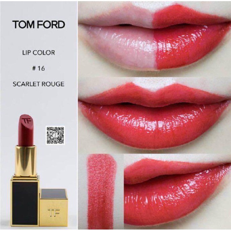 ของแท้-พร้อมส่ง-ลิปสติก-tom-ford-lip-color-mini-1-g-scarlet-rough