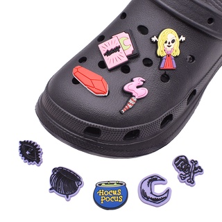 พร้อมส่ง กระดุมติดรองเท้า Crocs Jibbitz Pins Witch DIY