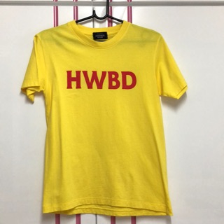 เสื้อยืด HWBD สีเหลือง