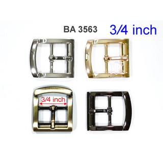 ภาพหน้าปกสินค้าBA 3563 หัวเข็มขัด สำหรับสายหนังขนาด3/4นิ้ว(6หุน) 1ชิ้น Bag Buckle for 3/4 inch width leather strap, 1pc ที่เกี่ยวข้อง
