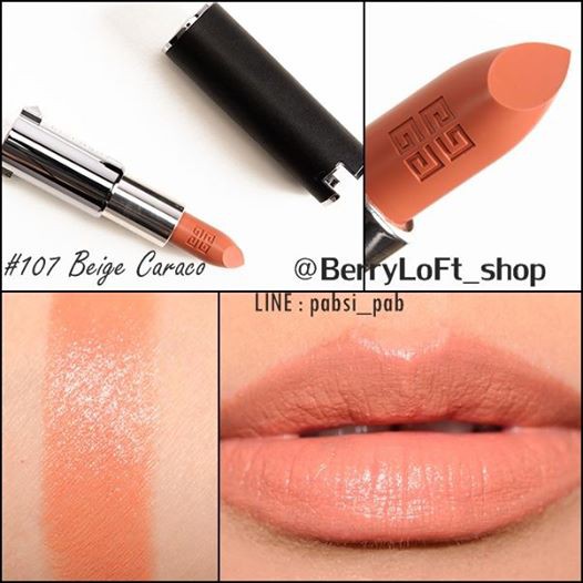 GIVENCHY Le Rouge Intense Color Sensuously Matte Lipstick No. 107 #Beige  Caraco | Shopee Thailand