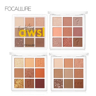 Focallure พาเลตต์อายแชโดว์ 9 สี