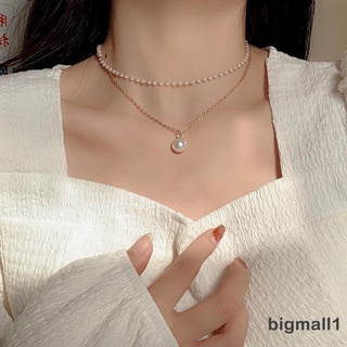 ภาพหน้าปกสินค้าBigmall- สร้อยคอโซ่ โลหะผสม น้ําหนักเบา จี้ไข่มุก สองชั้น เครื่องประดับ สําหรับผู้หญิง ของขวัญ
 ที่เกี่ยวข้อง