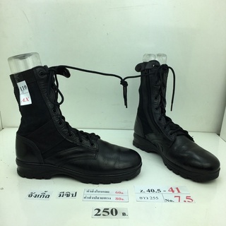 ภาพขนาดย่อของภาพหน้าปกสินค้ามีซิป รองเท้าคอมแบท รองเท้าจังเกิ้ล รองเท้าทหาร Combat boots with zippered sides. จากร้าน cheap.second.hand.shoes บน Shopee ภาพที่ 4