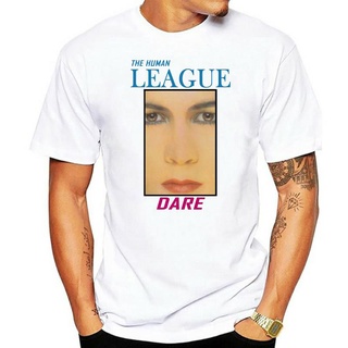 เสื้อยืด พิมพ์ลายวง The Human League Dare Synth สไตล์วินเทจ พลัสไซซ์ สําหรับผู้ชาย ผู้หญิง B409S-5XL