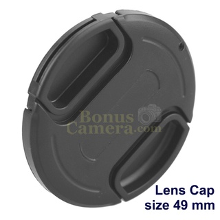 ฝาปิดเลนส์ 49 mm Snap-On Lens Cap